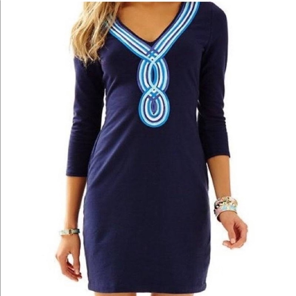 Lilly Pulitzer Clarkson Dress Navy